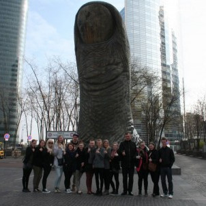 Hópurinn í La Défence