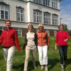 Kjarninn úr hádegisgönguhópnum