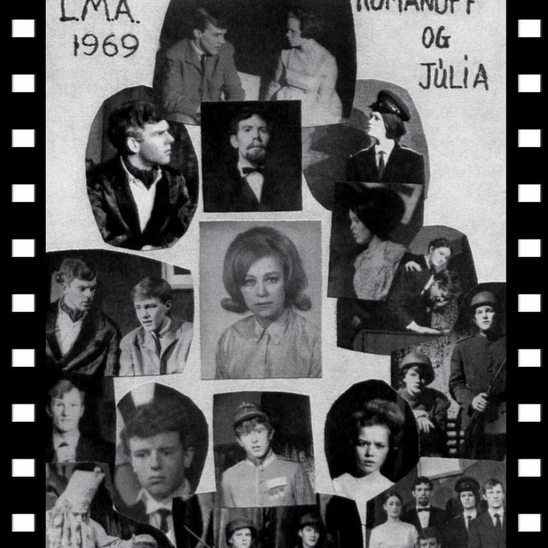Leikfélag Menntaskólans frumsýndi Rómanoff og Júlíu árið 1969