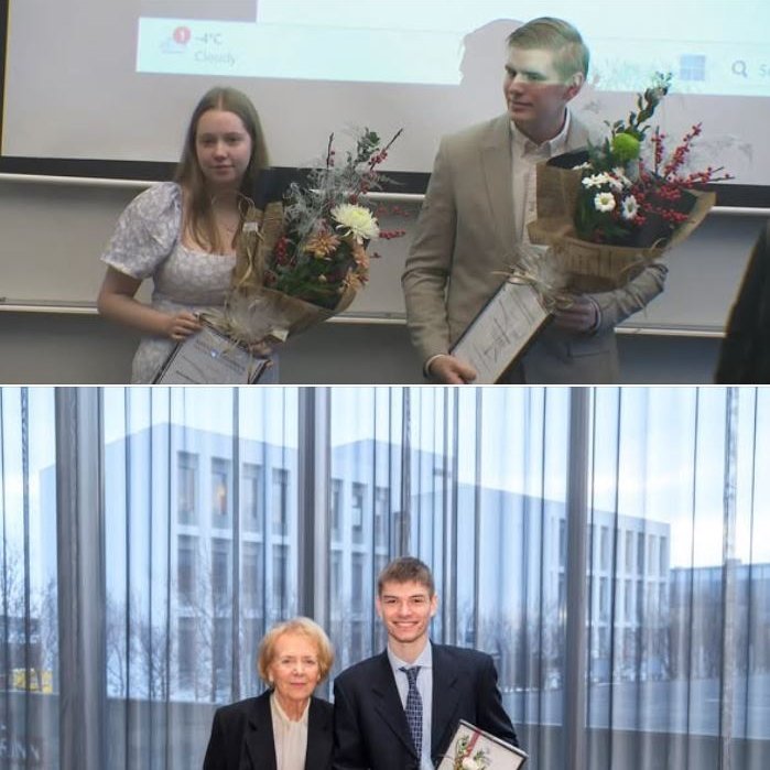 Myndir: Arnór Fannar Rúnarsson og Gunnar Sverrisson. Ásamt Rakel Maríu er á myndinni Viktor Már Guðm…