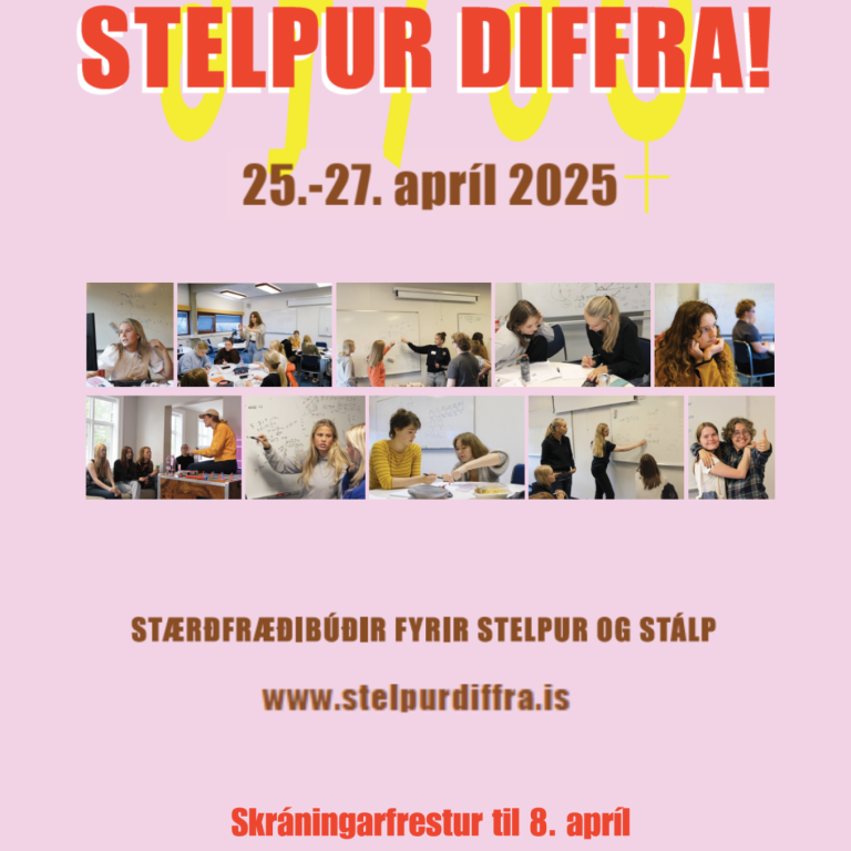 Stelpur diffra; stærðfræðibúðir fyrir stelpur og stálp