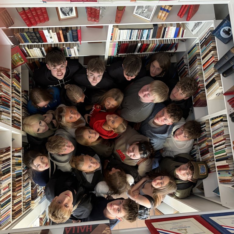 Nemendur á Ljóðasetrinu