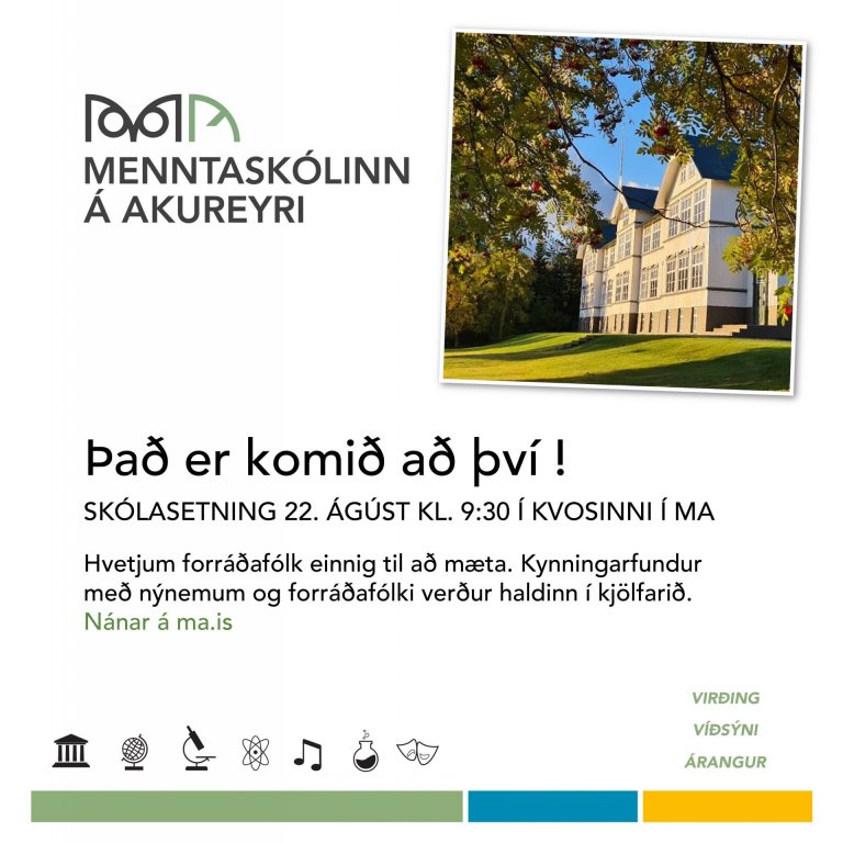 Það er komið að því !