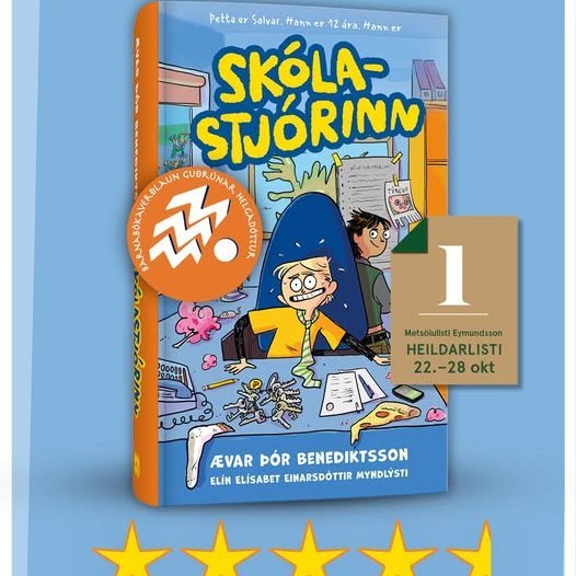 Skólastjórinn er vinsæl bók 
Mynd: Forlagið