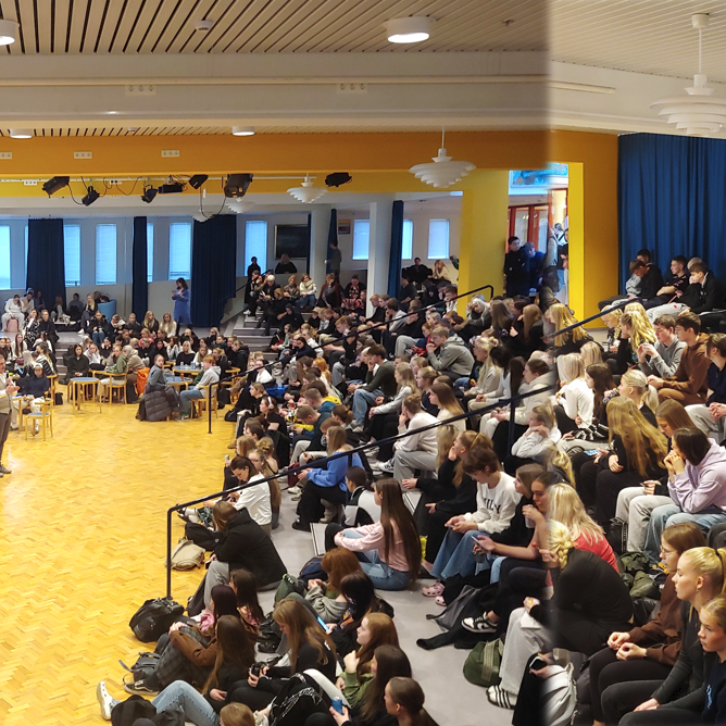 Söngsalur 16. nóvember 2023. Samsett mynd.