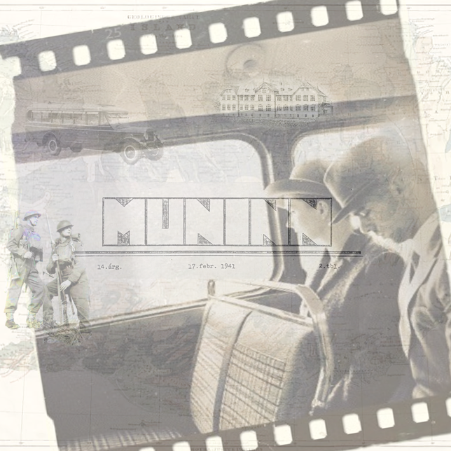 Frásögn strandaglóps birtist í Munin 17. febrúar 1941