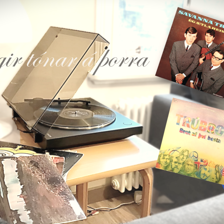 Vínylplötur skapa skemmtilega stemningu