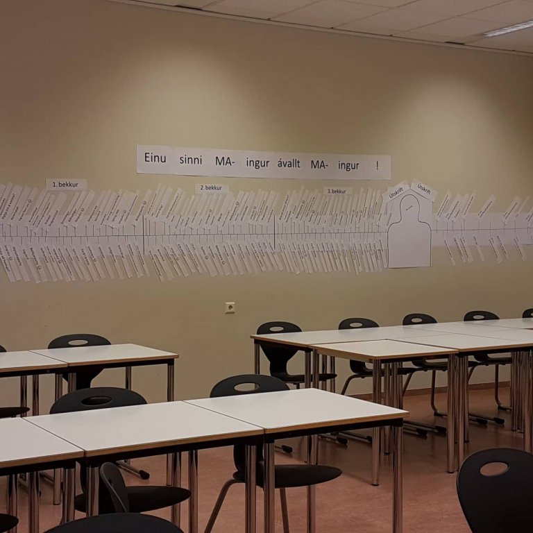 Tímalínan og önnur áhugaverð viðfangsefni verða í boði fyrir grunnskólanemendur á skólakynningu